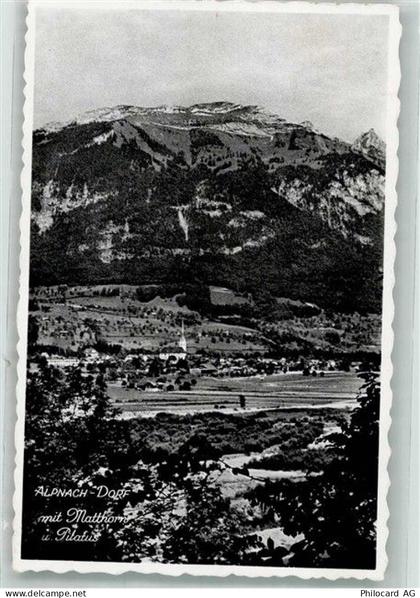 6055 Alpnach Dorf 1968 Foto AK Matterhorn Pilatus - 38248801