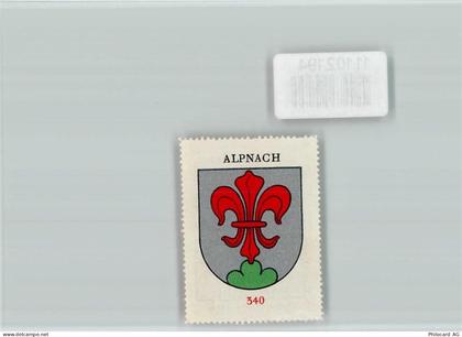 6055 Alpnach Dorf - Vignette Wappen Kaffee Hag ca 1920-1940 - 11102194