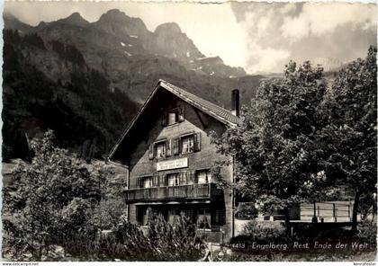 Engelberg - Restaurant Ende der Welt
