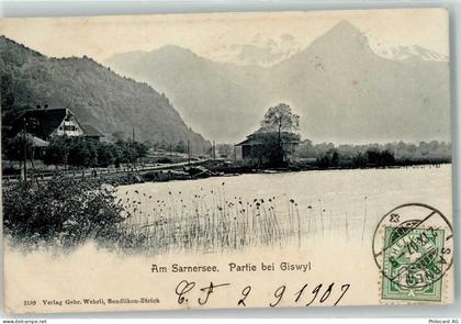 6074 Giswil 1907 - Sarnersee - 10643833