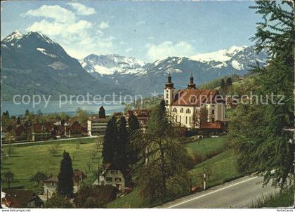 Sarnen Pfarrkirche Sarnersee Alpen