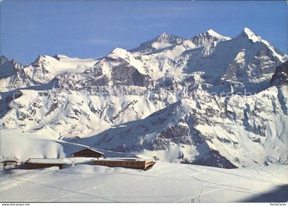 Schoenbueel Lungern Luftseilbahn von Lungern Berhotel Bellevue Sporthotel