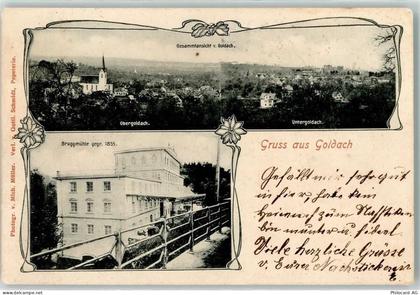 9403 Goldach 1907 - Obergoldach Untergoldach Bruggmühle - 13444254