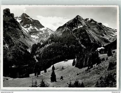 9472 Grabs - Kurhaus Voralp mit Sichelkamm und Höchst - 10393751