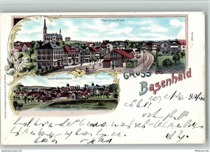 9533 Kirchberg SG 1900 BOAKC Lithographie Bazenhaid - 13702481