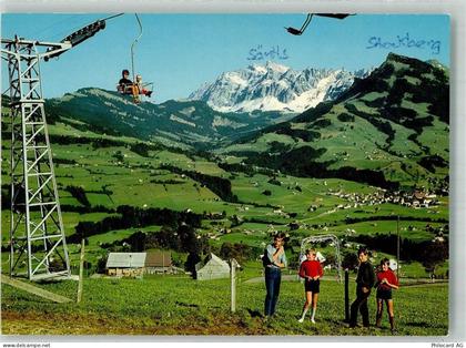 9643 Krummenau Foto AK Sonnenterrasse Wolzenalp Seilbahn - 38254076