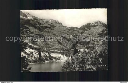 Amden Walensee SG Panorama mit Walensee