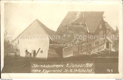 Eggersriet Haus nach Sturmkatastrophe 1919