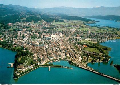 Rapperswil-Jona Fliegeraufnahme