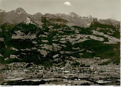 Sevelen  Werdenberg SG mit Sevelerberg und Alvier Fliegeraufnahme