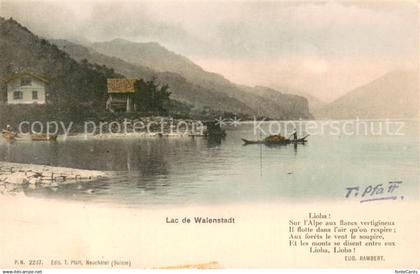 Walenstadt Lac de Walenstadt
