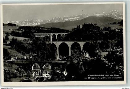 9000 Bruggen - Eisenbahnbrücken über die Sitter - 10620453