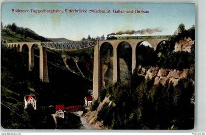 9000 Bruggen - Sitterbrücke Eisenbahn Toggenburgbahn - 39692132
