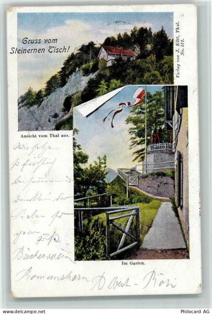 9425 Thal - 1901 Steinerner Tisch Garten - 13114137