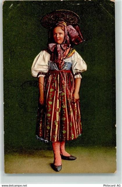 9205 Waldkirch 1914 - Mädchen Tracht - 39497506