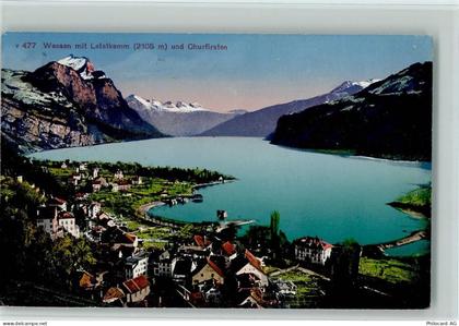 8872 Weesen - Weesen mit Leistkamm und Churfirsten - 10148192