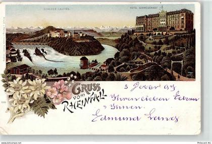 8212 Neuhausen am Rheinfall Lithographie Rheinfall - 52162821