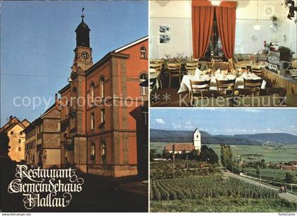 Hallau Restaurant Gemeindehaus Hallau Grosser Saal Kirche