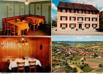 Schleitheim SH Gasthaus Hirschen Gastraeume Fliegeraufnahme