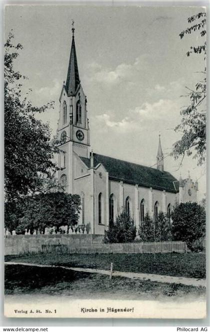 4614 Hägendorf Foto AK Kirche - 10749500