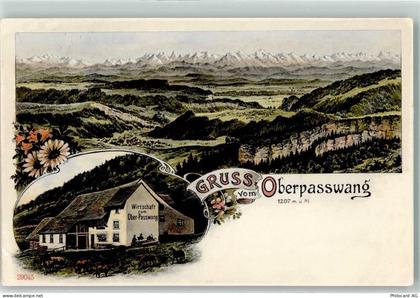 4719 Ramiswil 1907 - Gasthaus zum Ober-Passwang Kühe Pferde - 13256318