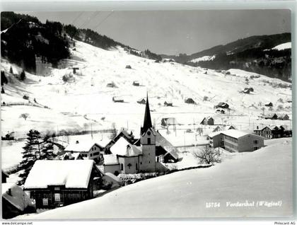 8857 Vorderthal Wägital - Winter Kirche - 39697909