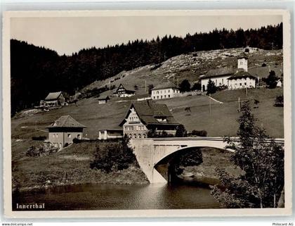 8858 Innerthal Wägital 1939 - Gasthaus Stausee Brücke Familie Spiess - 52050046