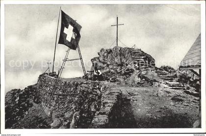 Alpthal Grosser Mythen Gipfelkreuz