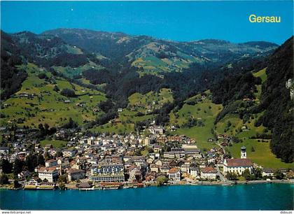 Carte Postale - Suisse - SZ Schwyz - Gersau am Vierwaldstattersee - Flugaufnahme - Vue Générale aérienne - CPM - Carte N