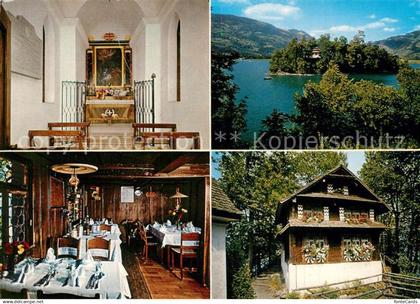 Lauerz Wirtshaus Insel Schwanau im Lauerzersee