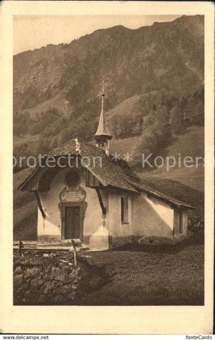 Riemenstalden Kaeppelisberg im Riemenstaldertal Kapelle