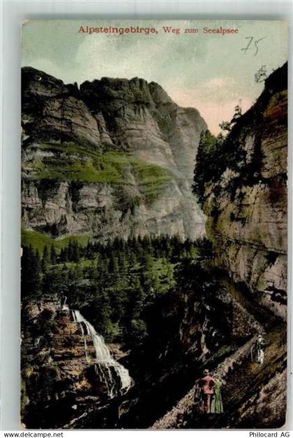 8355 Aadorf 1908 Foto AK Alpsteingebirge - 38191367