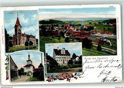 9213 Hauptwil 1909 - Kirche Schloss Türmchen - 13455848