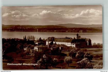 8596 Münsterlingen 1923 Foto AK Krankenhaus Bahnpost Zug 857 - 38024941