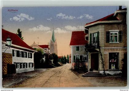 8555 Müllheim Dorf Grüneck 1919 - Emailleschild Maggi - 13449070