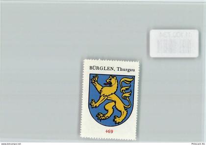 8575 Bürglen TG - Vignette Wappen Kaffee Hag ca 1920-1940 Bürglen - 11100734