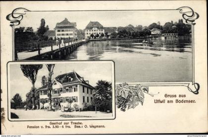 CPA Uttwil am Bodensee Kanton Thurgau, Gasthof zur Traube