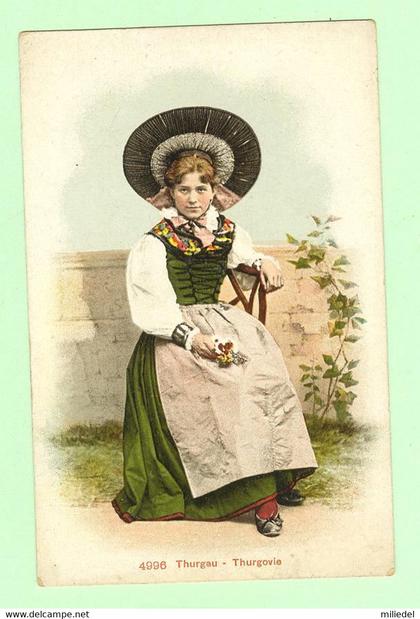 T2056 - SUISSE - Folklore - Costume - Thurgau - Thurgovie