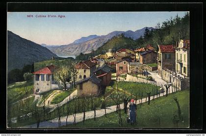 AK Agra, Collina d`oro, Blick in den Ort