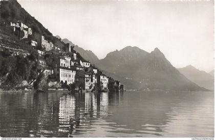 [-5%] SUISSE - Gandria - Lago di Lugano - vue panoramique - une partie de la ville - Carte Postale Ancienne