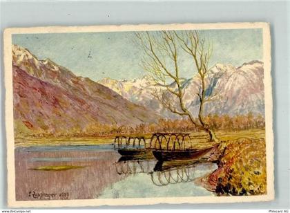 6573 Magadino Künstlerkarte sign E Zuppinger - 39408602