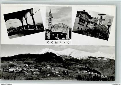 6949 Comano - Panoramaansicht Dorf Kirche - 10161337