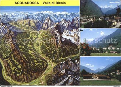 Acquarossa Valle di Blenio Alpenpanorama