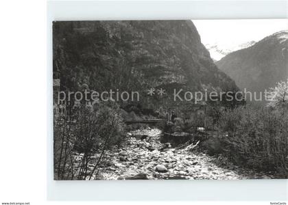 Bignasco Fluss Bruecke