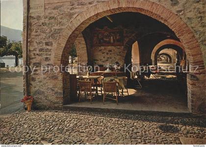 Bissone Lago di Lugano Arkaden Restaurant