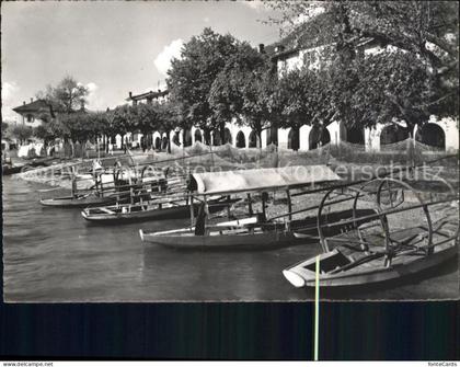 Bissone Lago di Lugano Bootsliegeplatz