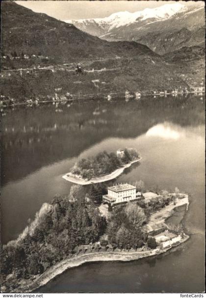 Brissago TI Brissago Fliegeraufnahme