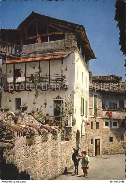 Carona Dorfpartie Esel