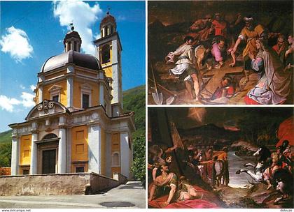 Carte Postale - Suisse - TI Tessin - Chiesa di Santa Croce - Riva San Vitale - Multivues - L'invenzione della croce di C