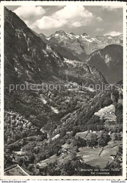 Cavergno Brontallo con Campo Tencia Val Lavizzara